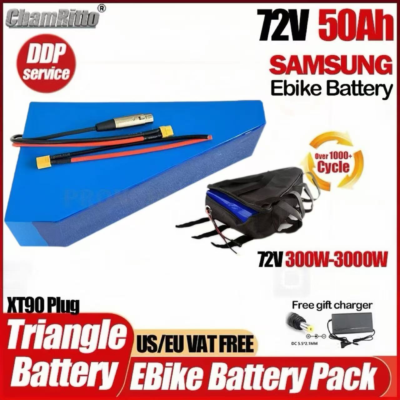 Electric Bicycle Battery 72V 30Ah - Rower elektryczny 72V 3000W Cham Rider