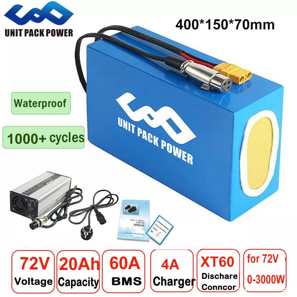 Electric Bicycle Battery 72V 30Ah - Akumulator do roweru elektrycznego 72V 40AH,