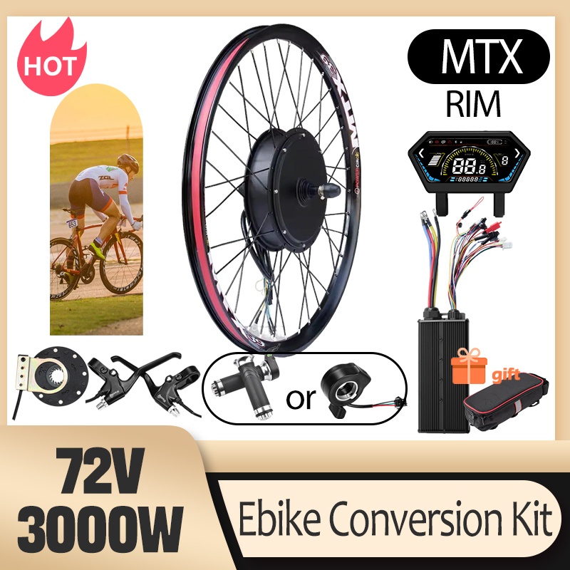 Zestaw do konwersji roweru ele – Ebike Conversion Kit 72V 3000W recenzja i cena
