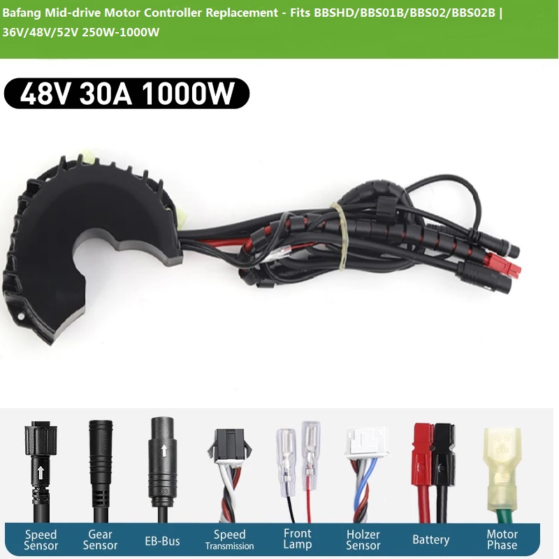 Wymiana sterownika silnika cen – Mid Drive Motor Kit 52V 1000W recenzja i cena