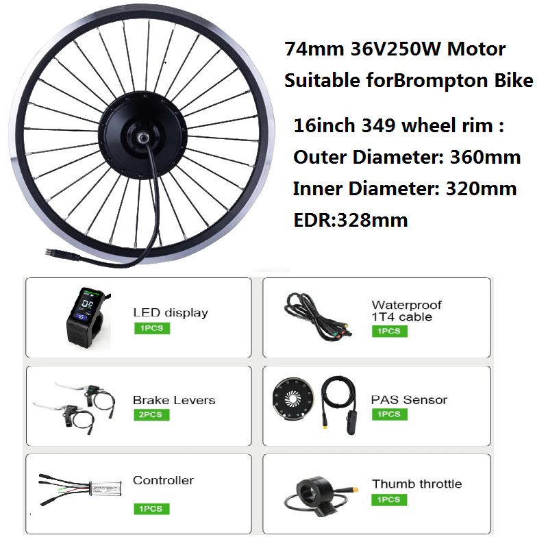 Zestawy do samodzielnego monta – Ebike Conversion Kit 72V 3000W recenzja i cena